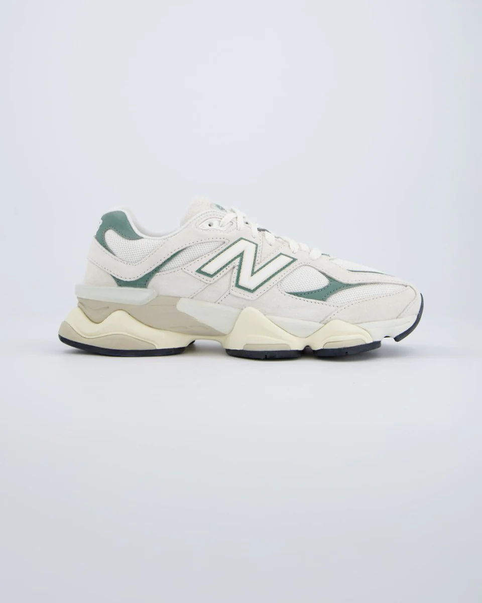 New Balance 9060 Crema Y Verde Hombre