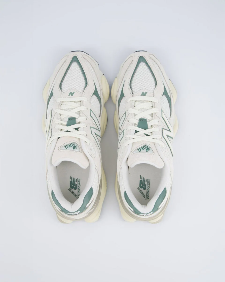 New Balance 9060 Crema Y Verde Hombre - Image 4
