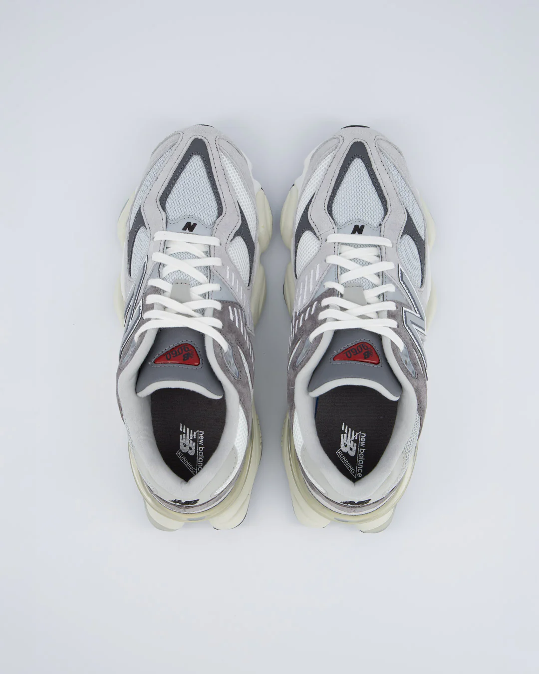 New Balance 9060 Gris Y Blanco Hombre - Image 4