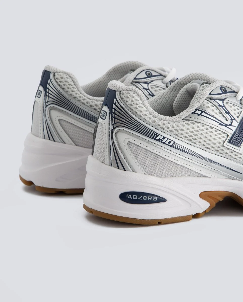 New Balance 740 Plateado y Azul Mujer - Image 4