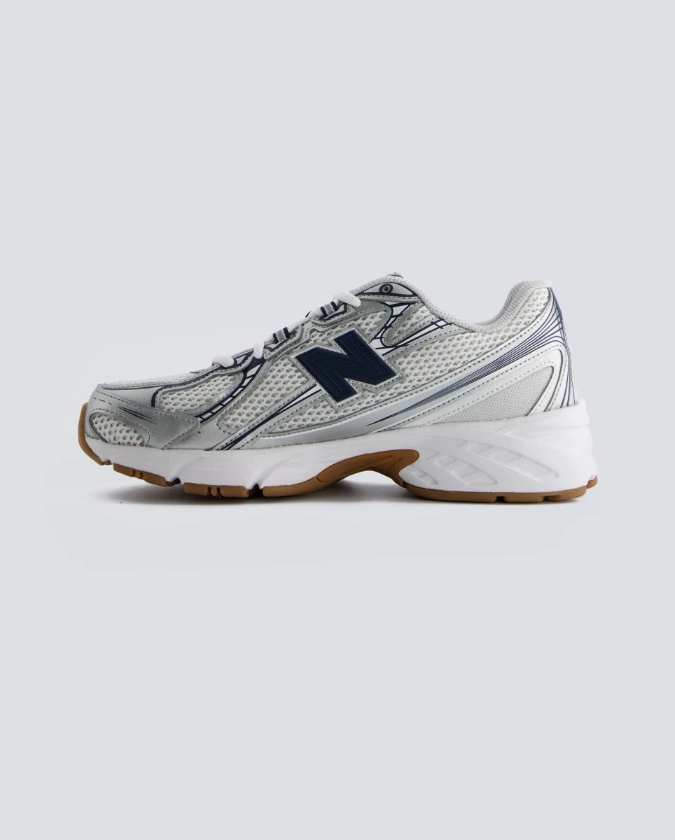 New Balance 740 Blanco y Plateado Hombre - Image 4