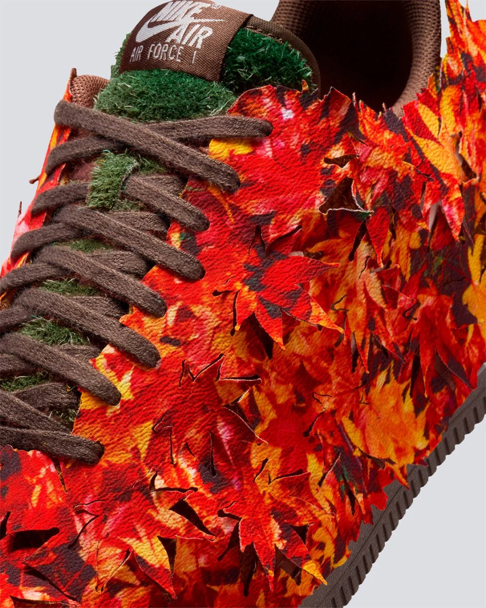 Nike Air Force 1 Low LX Leaf Camo Naranja y Verde Hombre - Image 2