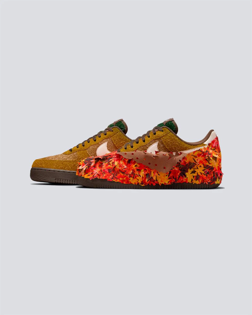 Nike Air Force 1 Low LX Leaf Camo Naranja y Verde Hombre - Image 5