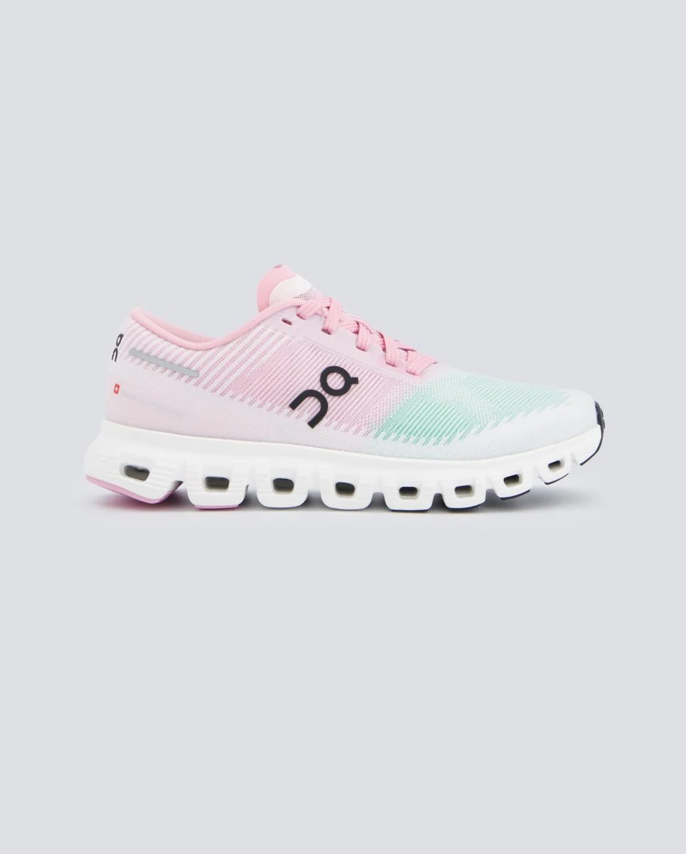 On Cloud Push Rosa Y Verde Mujer