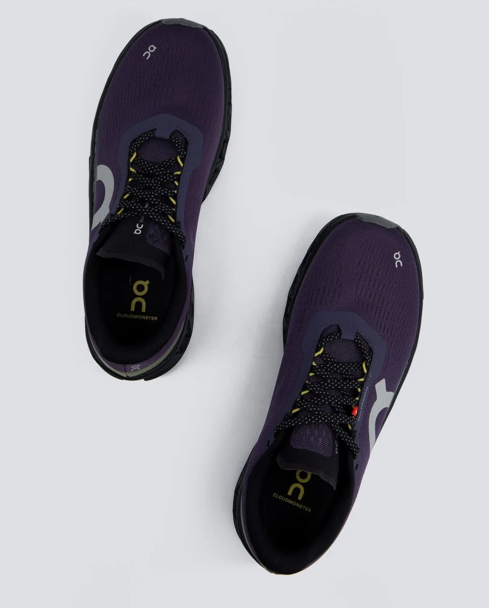 On Cloudmonster 1 Morado y Negro Hombre - Image 5
