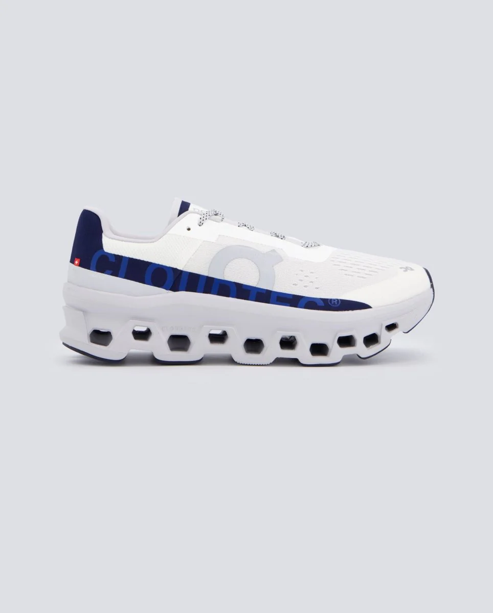 On Cloudmonster Blanco Y Azul Hombre