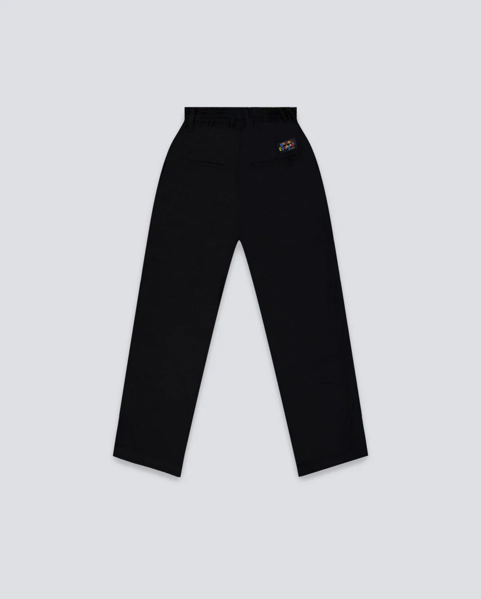 Pantalón Butter Goods Wide Leg Negro Hombre - Image 3