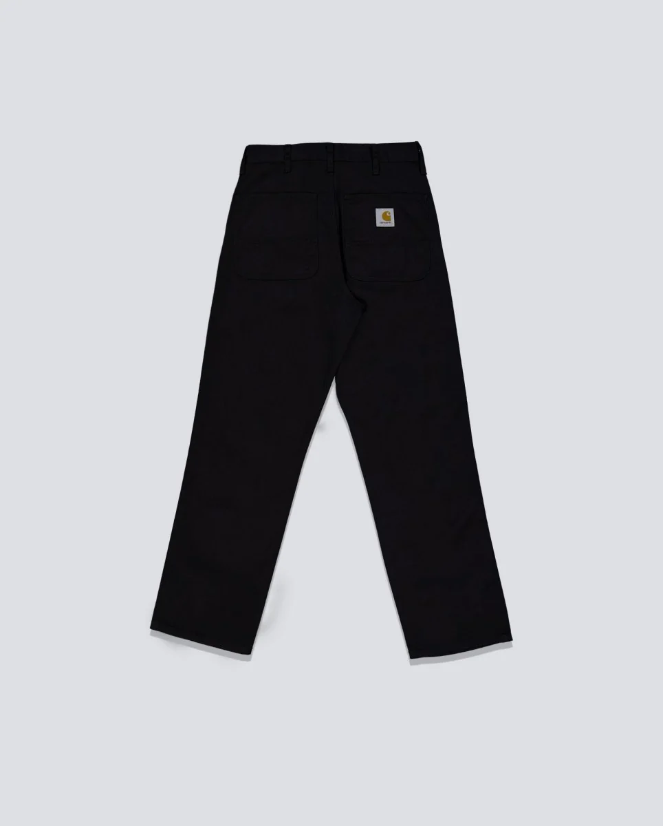 Pantalón Carhartt WIP Simple Negro Unisex - Image 3