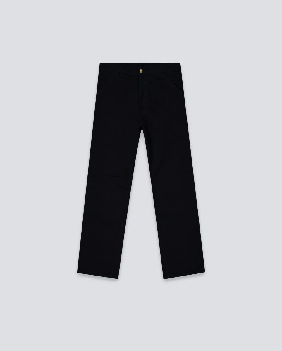 Pantalón Carhartt Wip Single Knee Negro Hombre