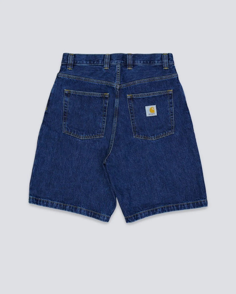 Pantalón Corto Carhartt WIP Brandon Azul Oscuro Hombre - Image 3