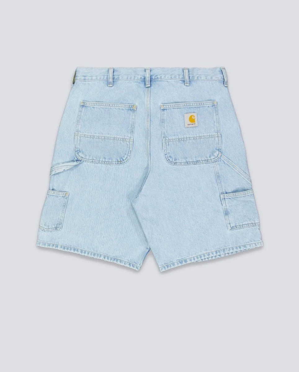 Pantalón Corto Carhartt WIP Double Knee Azul Claro Hombre - Image 3