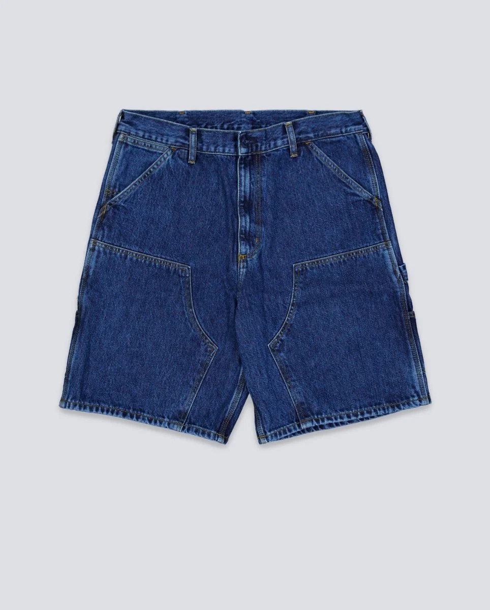 Pantalón Corto Carhartt WIP Double Knee Azul Oscuro Hombre