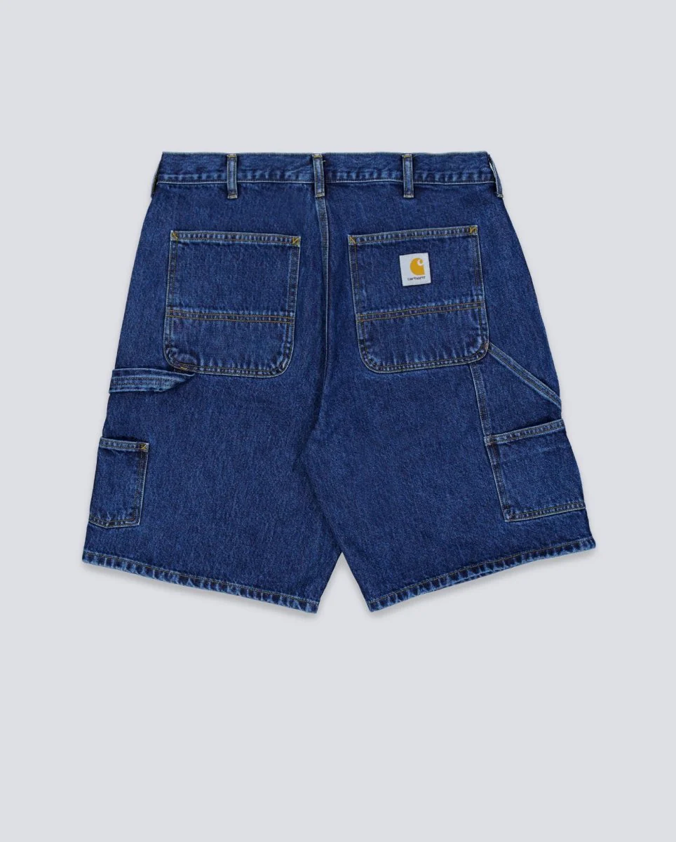Pantalón Corto Carhartt WIP Double Knee Azul Oscuro Hombre - Image 3
