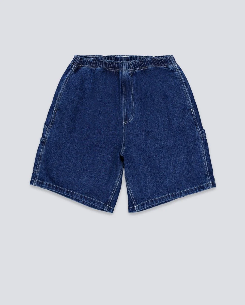 Pantalón Corto Obey Easy Denim Carpenter Azul Hombre