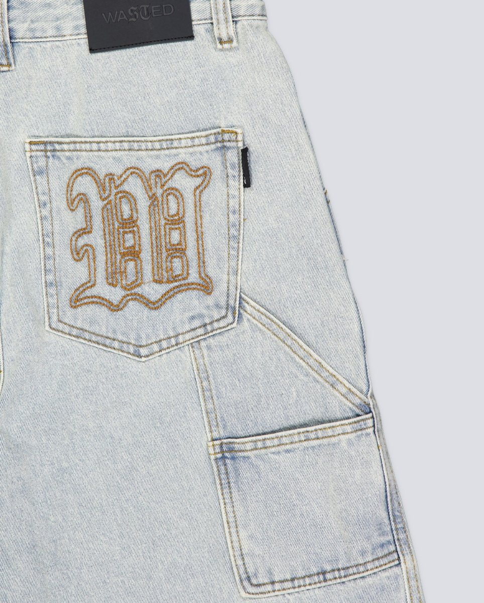 Pantalón Corto Wasted Paris Signature Hammer Azul Claro Hombre - Image 2