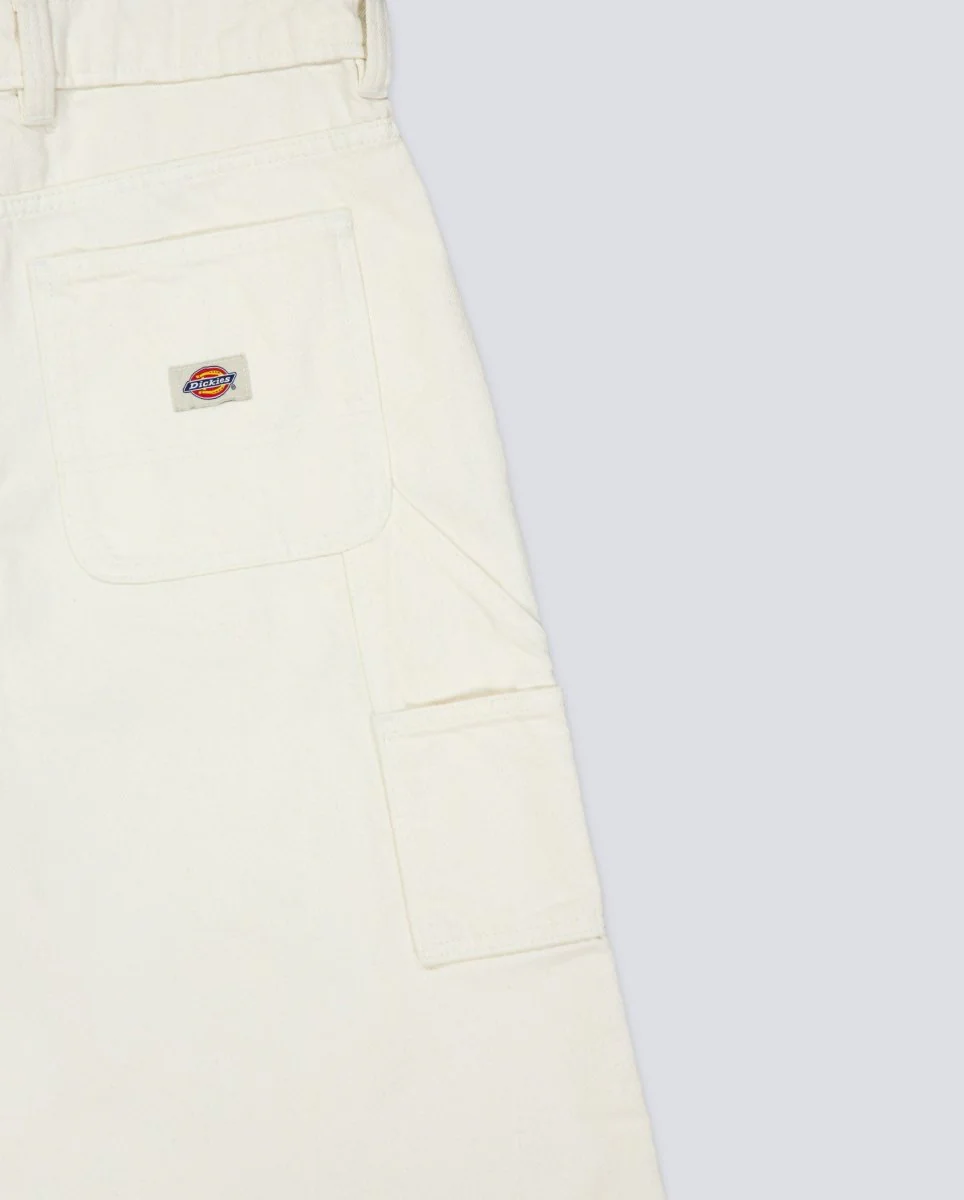 Pantalón Dickies Stevensville Carpenter Blanco Mujer - Image 2