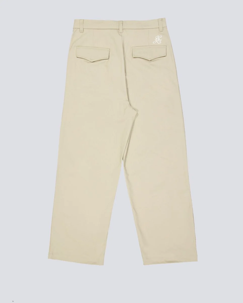 Pantalón Kappa Robe Giovani Brizzu Beige Gris Hombre - Image 3