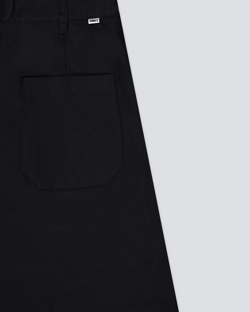 Pantalón Obey Oliver Pleated Negro Hombre - Image 2
