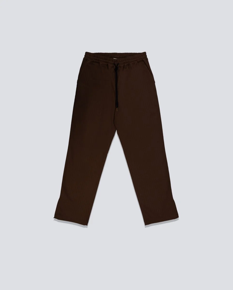 Pantalón Palard Victoria Herringbone Marrón Unisex