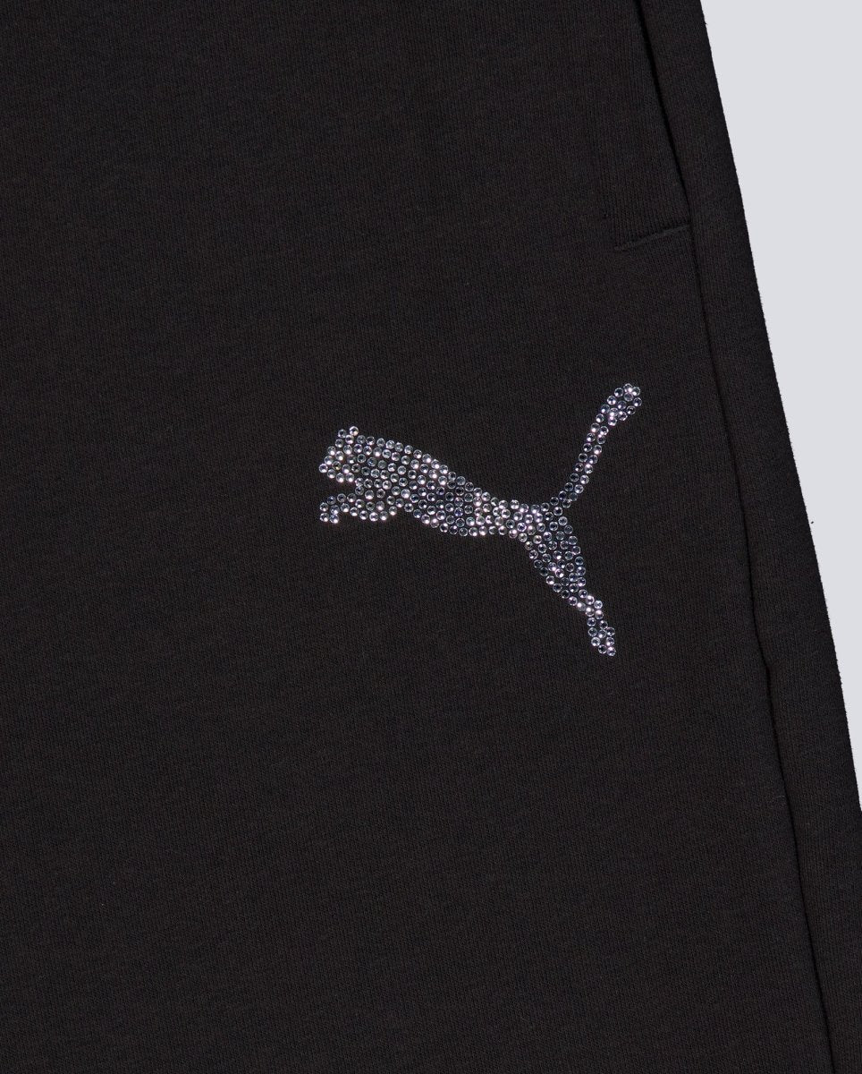Pantalón Puma Essential Graphics Bedazzled Negro Mujer - Image 5