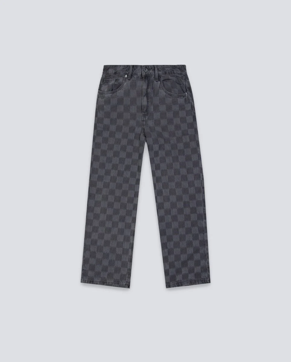 Pantalón Vans Sirelle Novelty Puddle Negro Mujer