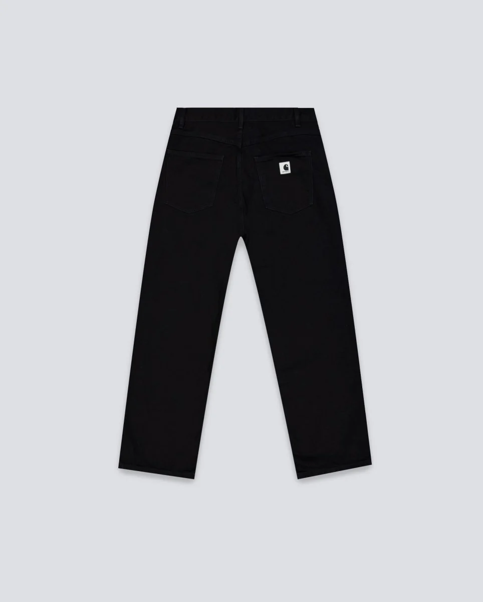 Pantalón Vaquero Baggy Carhartt Wip Brandon Negro Mujer - Image 3