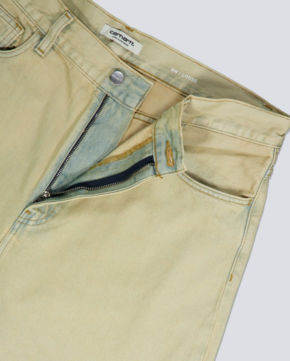 Pantalón Vaquero Carhart WIP Brandon Pant Beige Mujer - Image 3