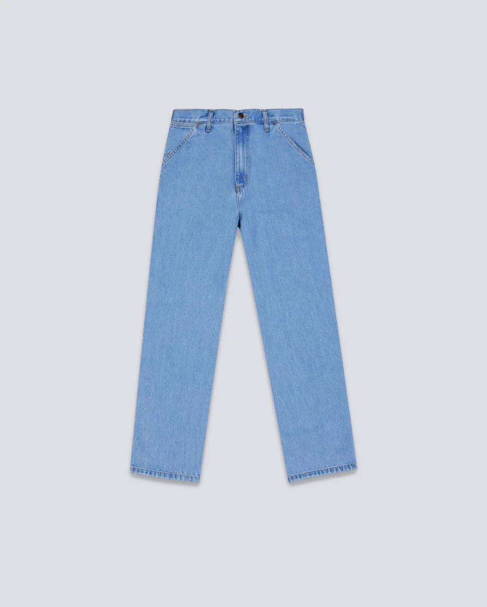 Pantalón Vaquero Carhartt Wip Single Knee Azul Claro Hombre