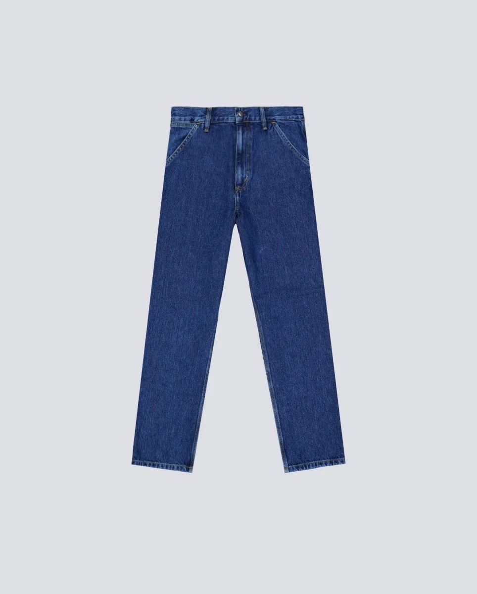 Pantalón Vaquero Carhartt Wip Single Knee Azul Hombrea