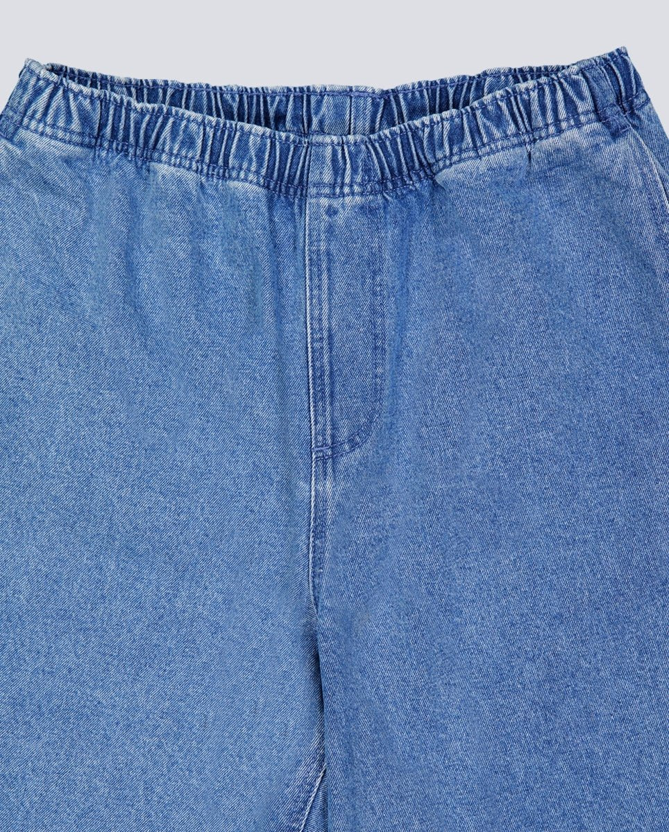 Pantalón Vaquero Corto Obey Easy Denim Azul Claro Hombre - Image 3