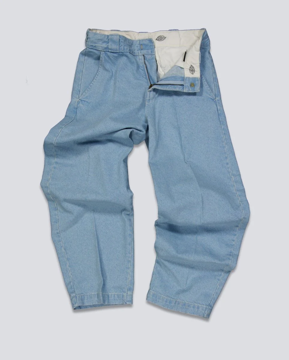 Pantalón Vaquero Dickies 877 Barrel Leg Work Azul Vintage Hombre - Image 2