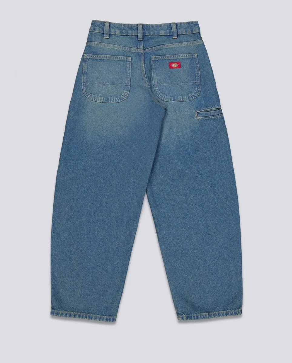 Pantalón Vaquero Dickies 957 Loose Tapered Work Jeans Azul Mujer - Image 3