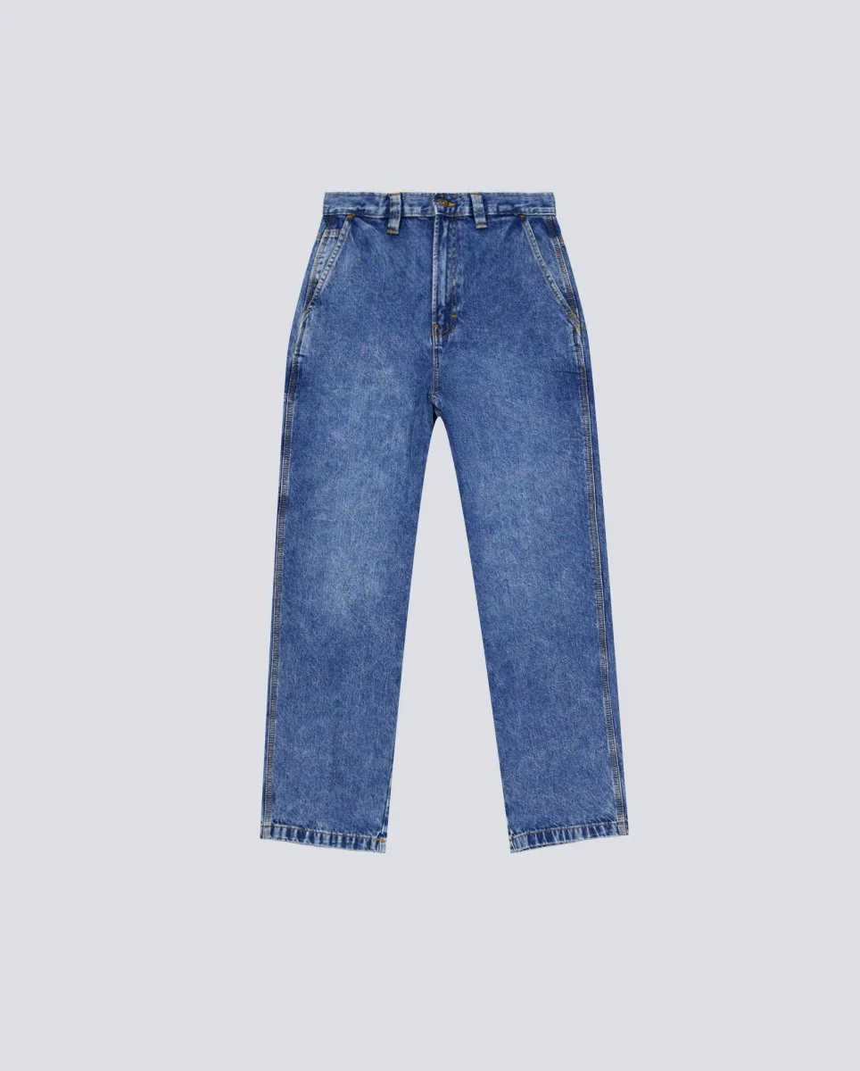 Pantalón Vaquero Dickies Madison Baggy Fit Denim Rinsed Fade Hombre