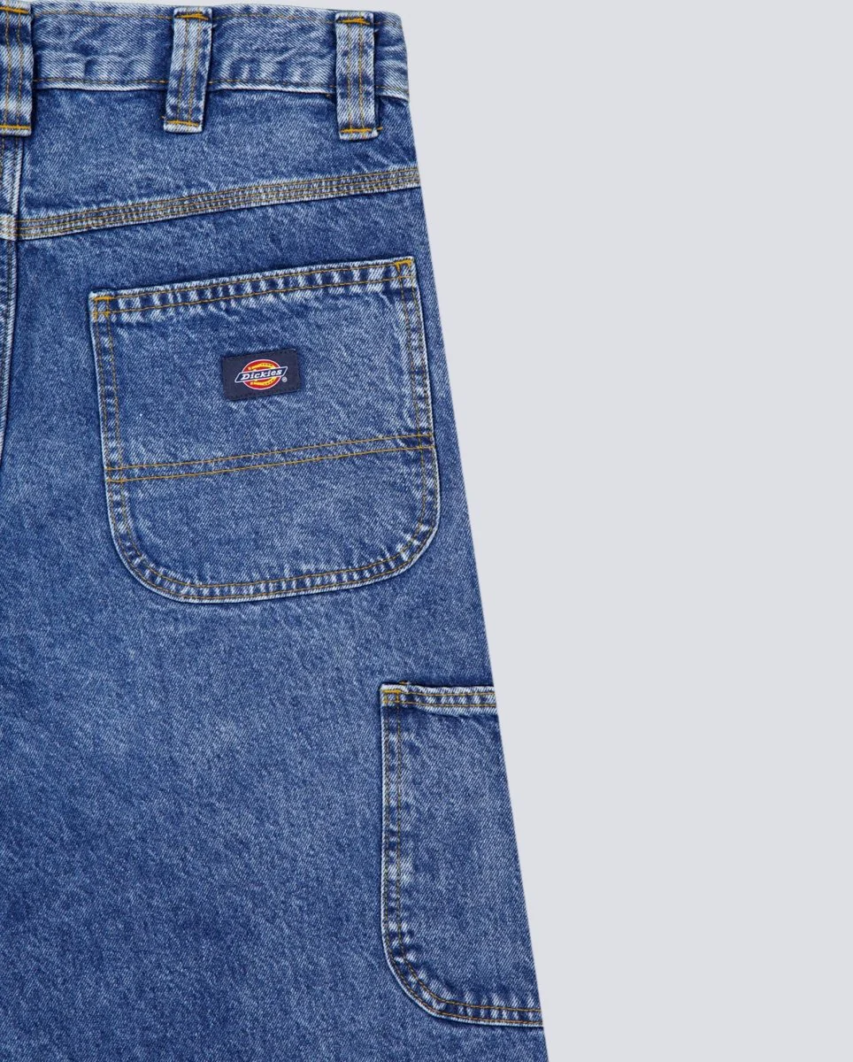 Pantalón Vaquero Dickies Madison Baggy Fit Denim Rinsed Fade Hombre - Image 2