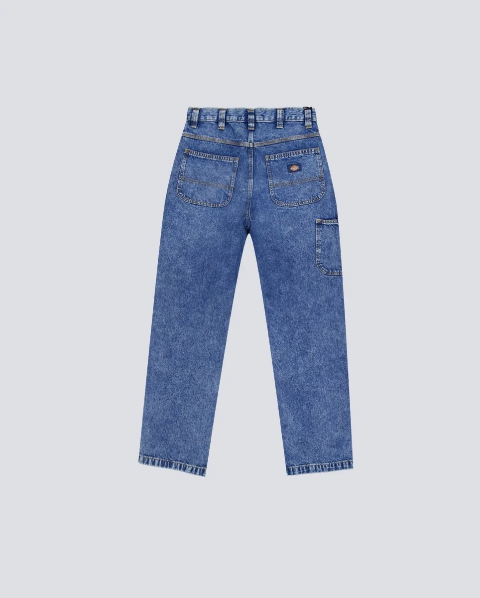 Pantalón Vaquero Dickies Madison Baggy Fit Denim Rinsed Fade Hombre - Image 3