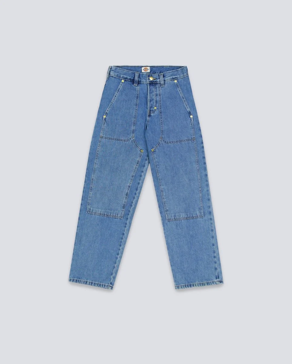Pantalón Vaquero Dickies Selvedge Double Knee Azul Claro Hombre