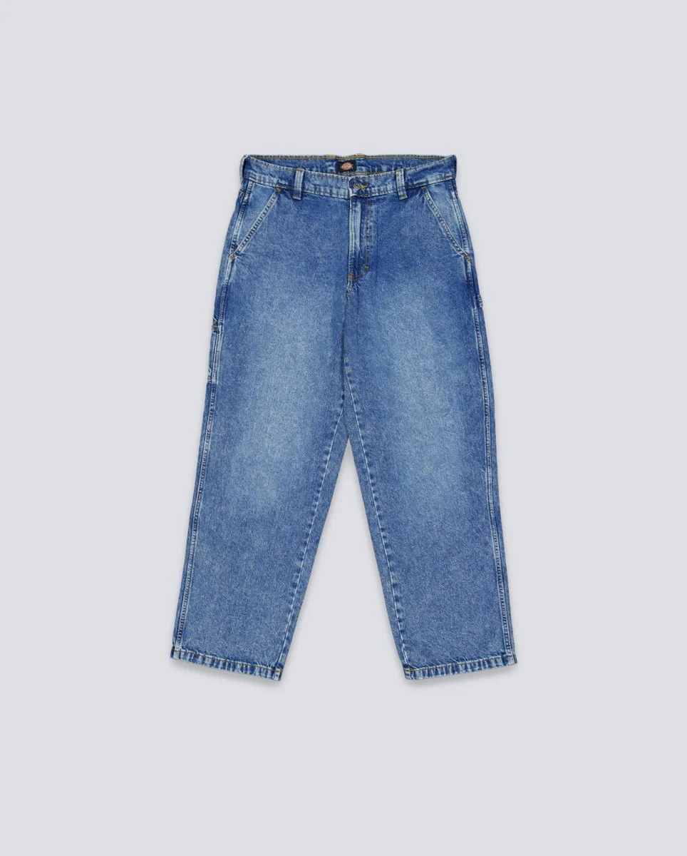 Pantalón Vaquero Dickies Stevensville Carpenter Azul Mujer