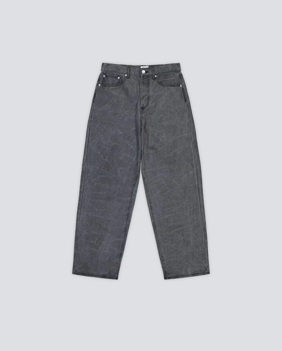 Pantalón Vaquero Obey Classic Winkle Baggy Gris Hombre