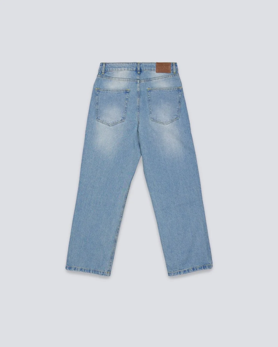 Pantalón Vaquero We Are Not Friends Fade Denim Azul Hombre - Image 3