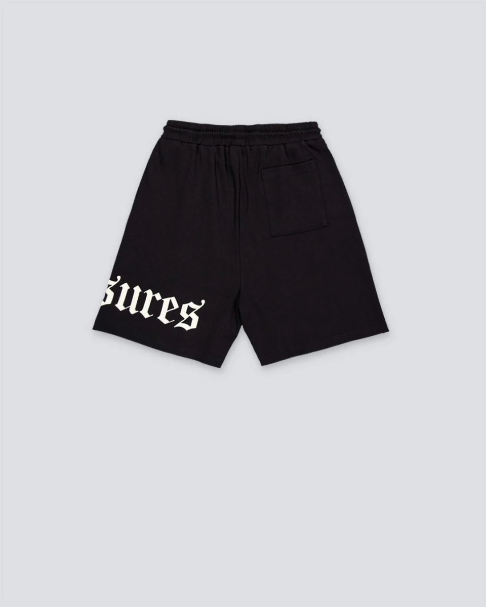 Pantalones Cortos Pleasures Oe Wide Shorts Negro Hombre - Image 2