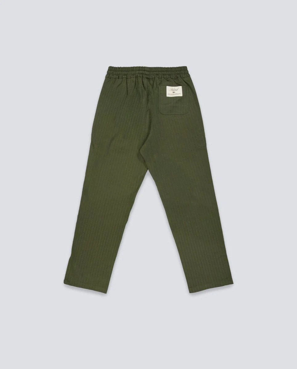 Pantalón Palard Victoria Herringbone Verde Unisex - Image 3