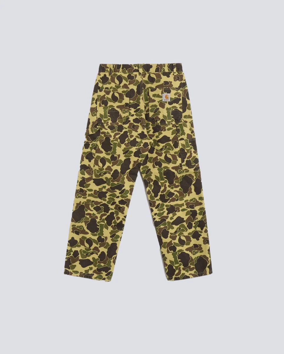 Pantalón Carhartt WIP Duck Single Knee Verde Hombre - Image 3
