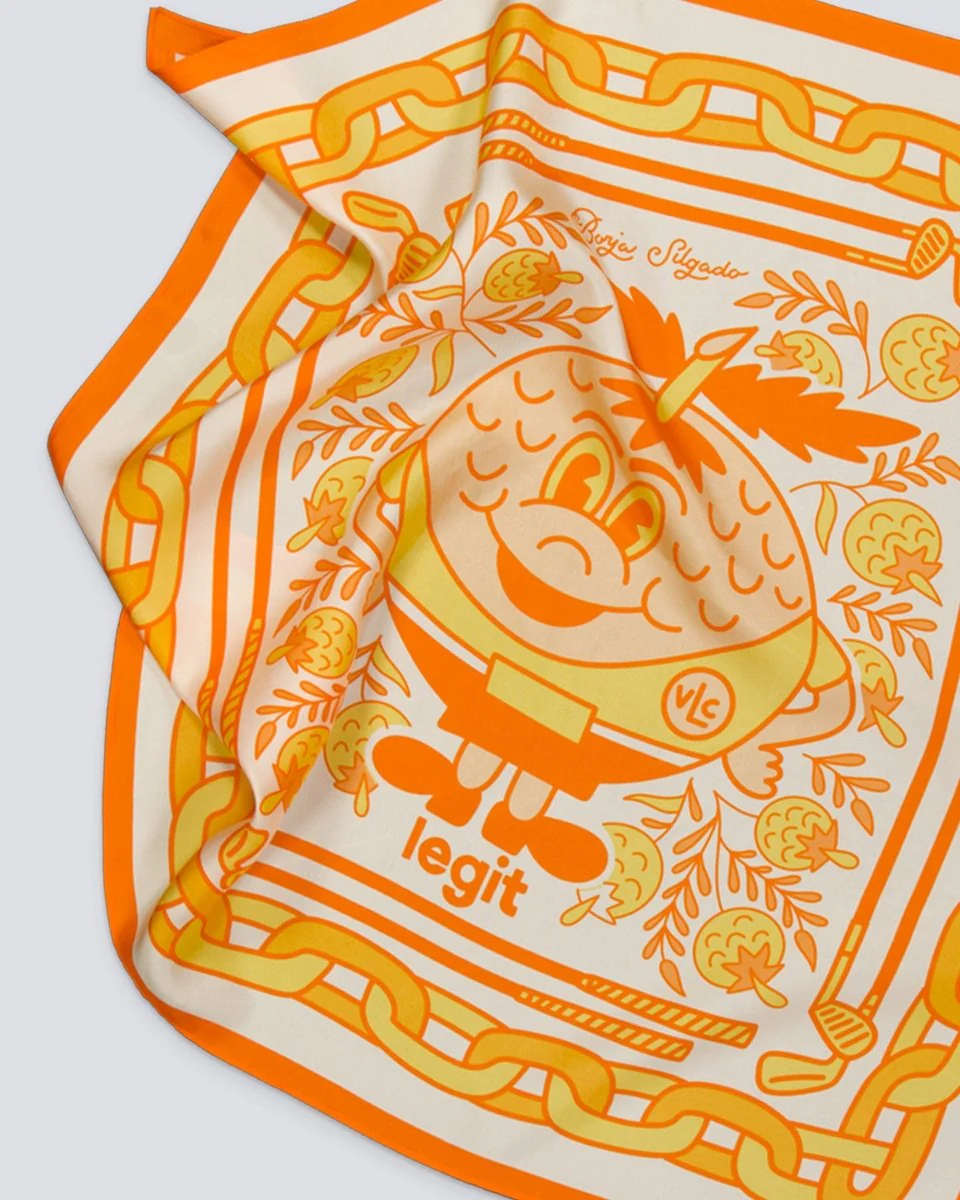 Pañuelo de Seda Legit x Borja Silgado 70x70 - Image 4