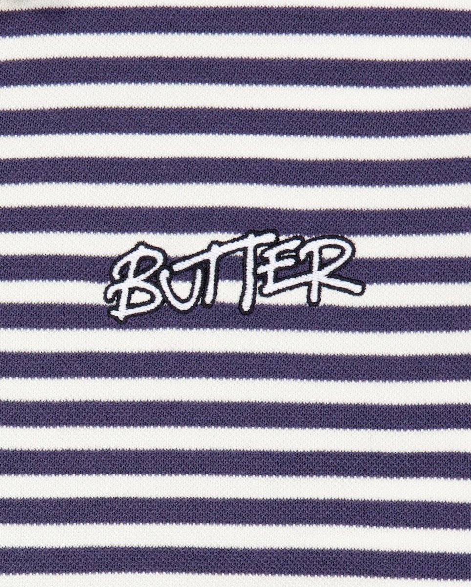 Polo Butter Goods Tunnel Azul Y Blanco Unisex - Image 3