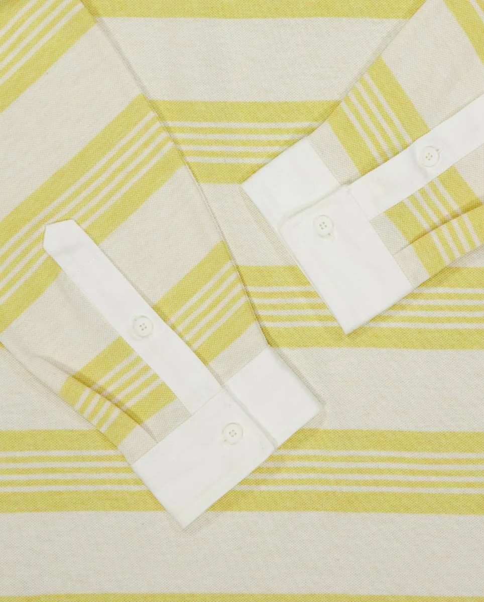 Polo Lacoste Chemise Rugby Amarillo Unisex - Image 3