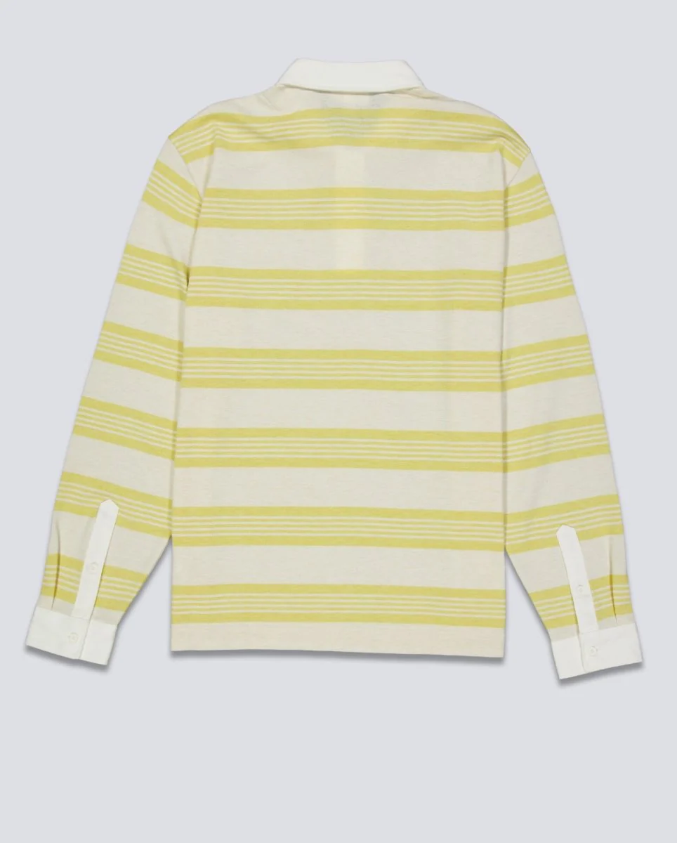 Polo Lacoste Chemise Rugby Amarillo Unisex - Image 4