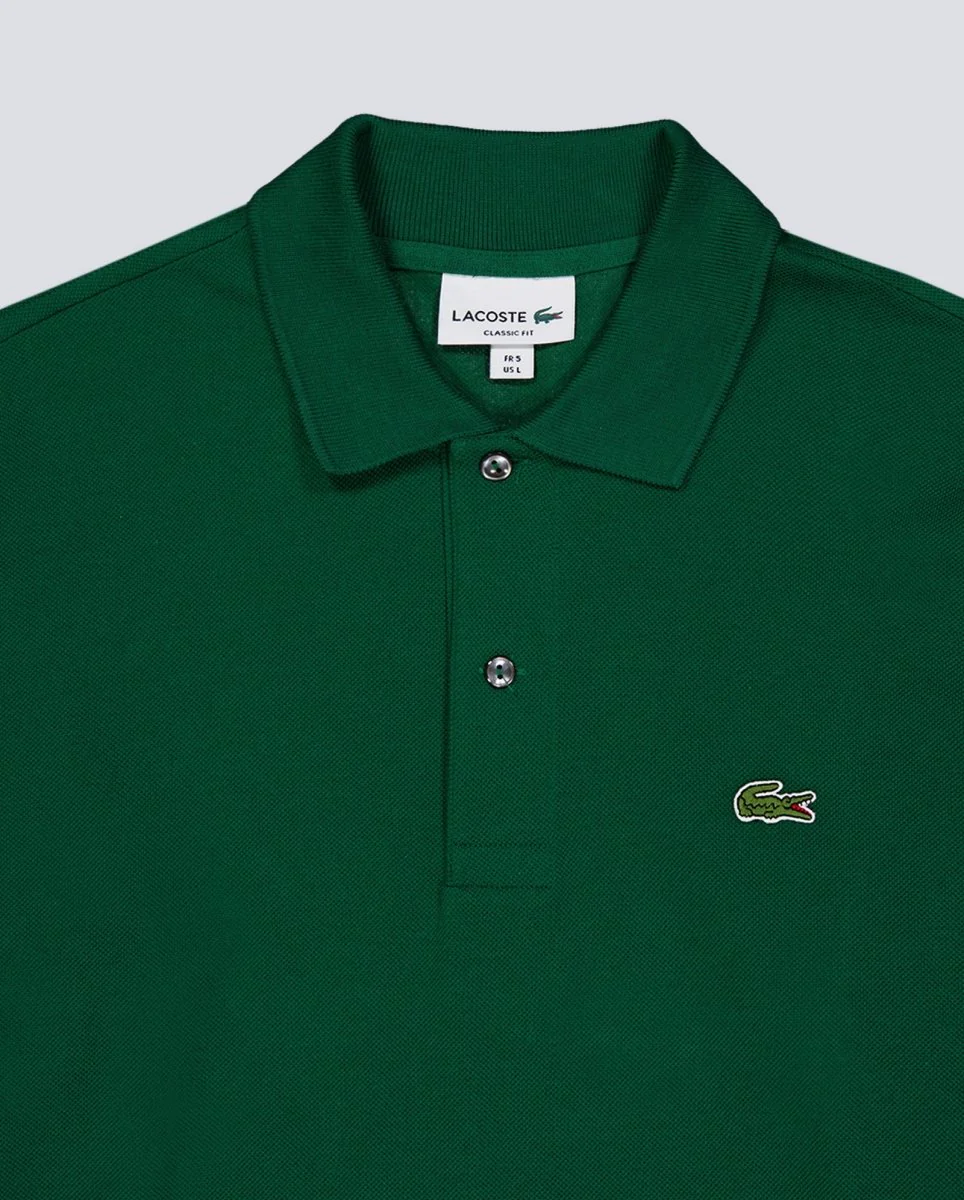 Polo Lacoste Cotton Piqué Verde Hombre - Image 2