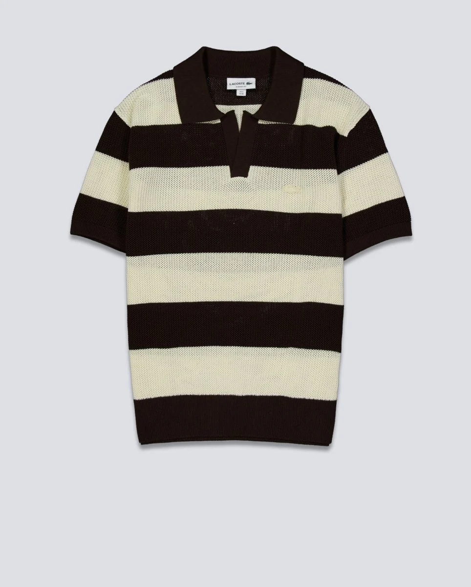 Polo Lacoste Tricos Marrón Unisex