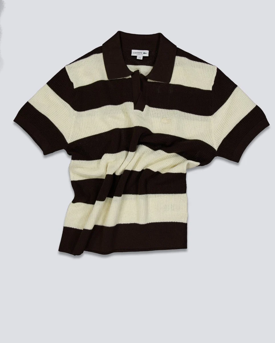 Polo Lacoste Tricos Marrón Unisex - Image 2