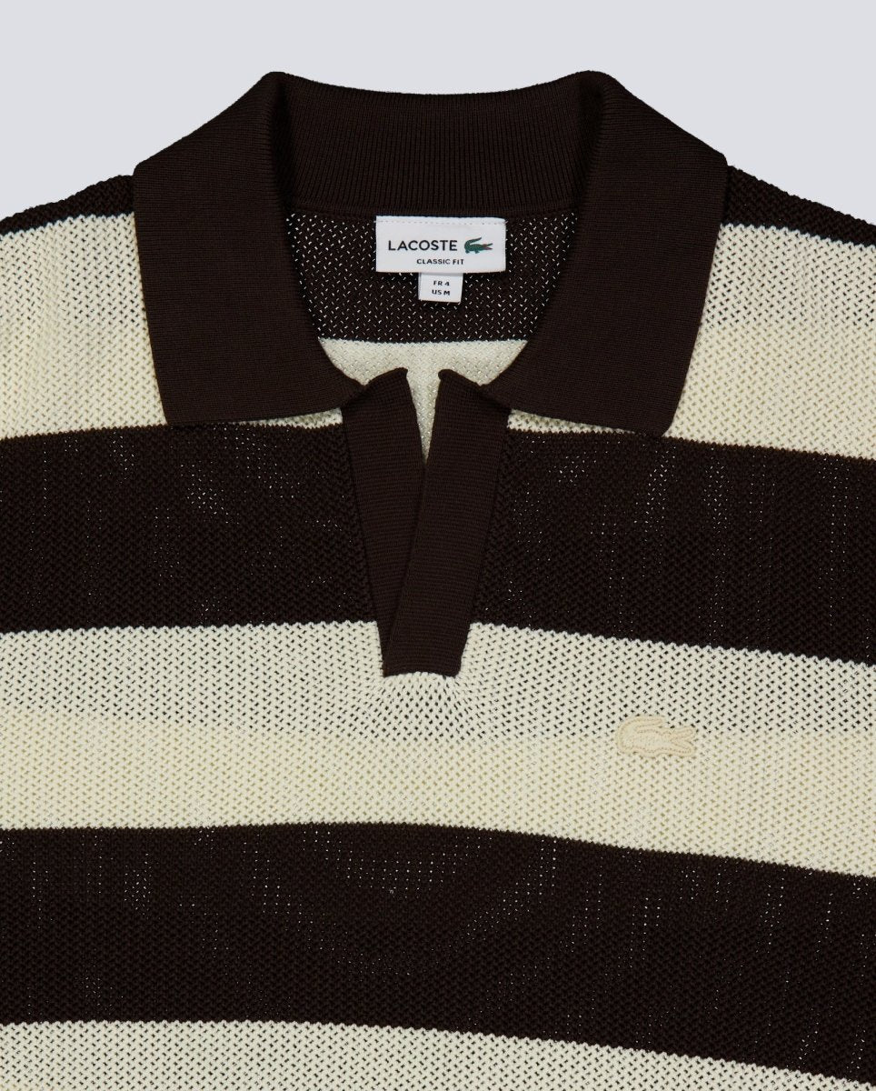 Polo Lacoste Tricos Marrón Unisex - Image 3